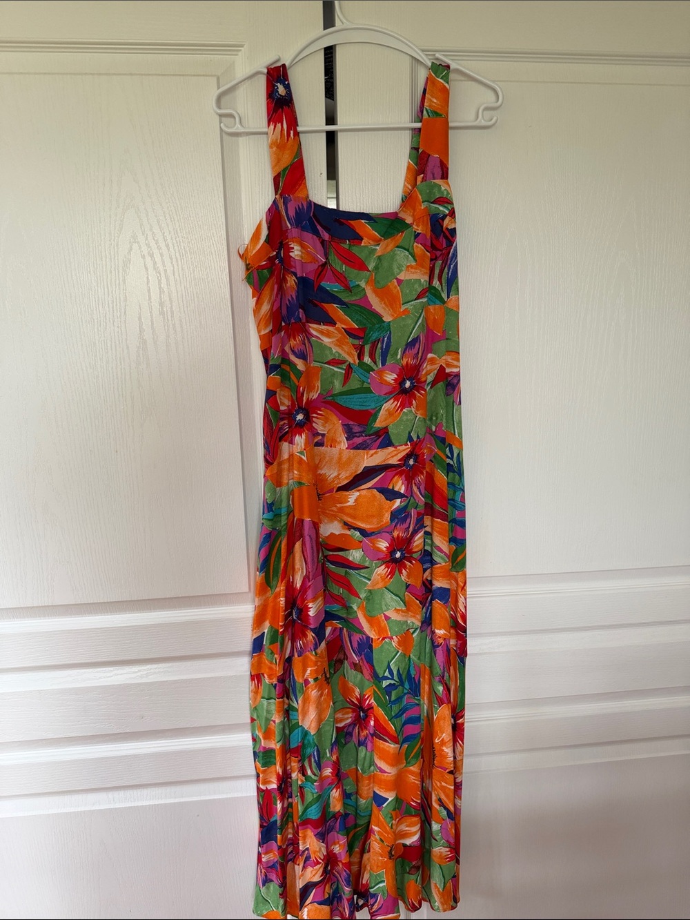Women’s MSK Tropical Print Maxi Dress Sleeveless New Large NWT - Picture 9 of 9